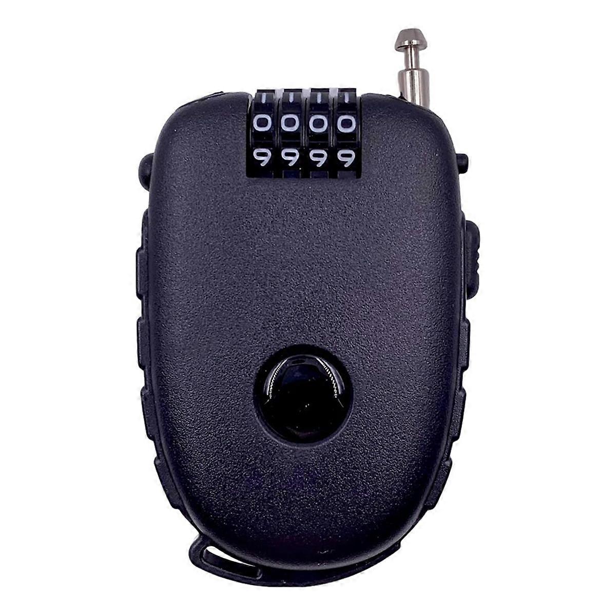 Cable Combination Padlock, Ski Lock, Stroller Lock, Cable Lock, 90cm / 2.4mm (Diameter) Steel Retra