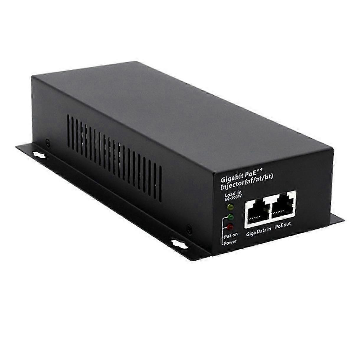90 واط مرحبا الطاقة جيجابت Poe ++ حاقن (af / at / bt) مزود طاقة Poe لكاميرا IP AP Eu Plug