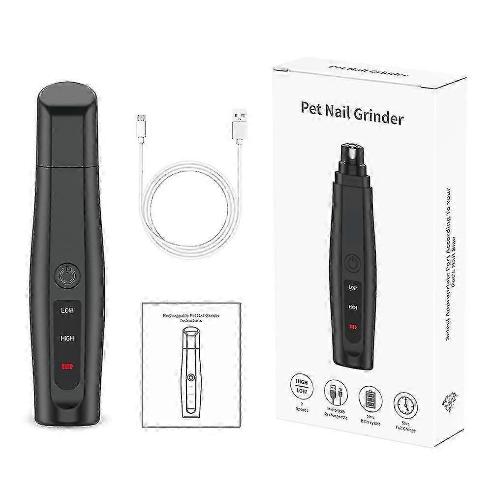 Electric Pet Dog Cat Nail Grinder Trimmer Grinding Grooming Pedicure Tool Multi-color Optional