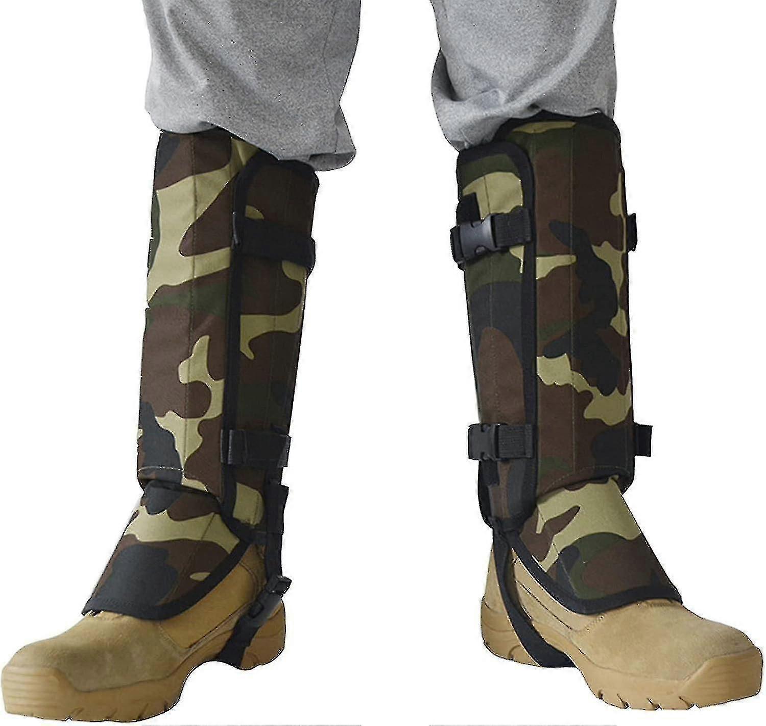Snake Gaiters For Snake Guard For Legs From Snake Bites Thorns Brush Adjustable Size For Men Women