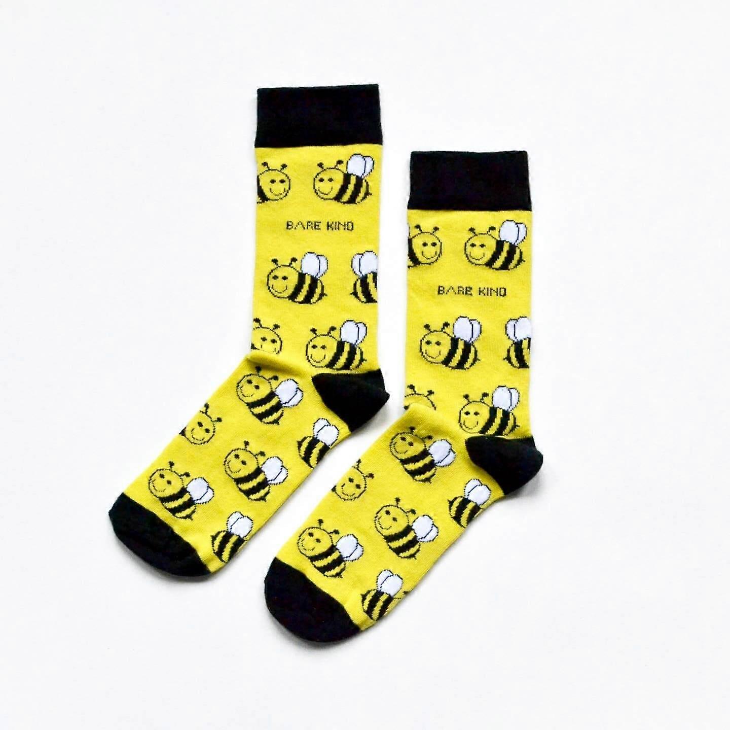 Bare Kind Save The Bees Bamboo Socks, Yellow