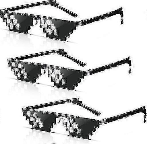 Pixel Glasses Thug Life Pixel Staircase 3 Pcs