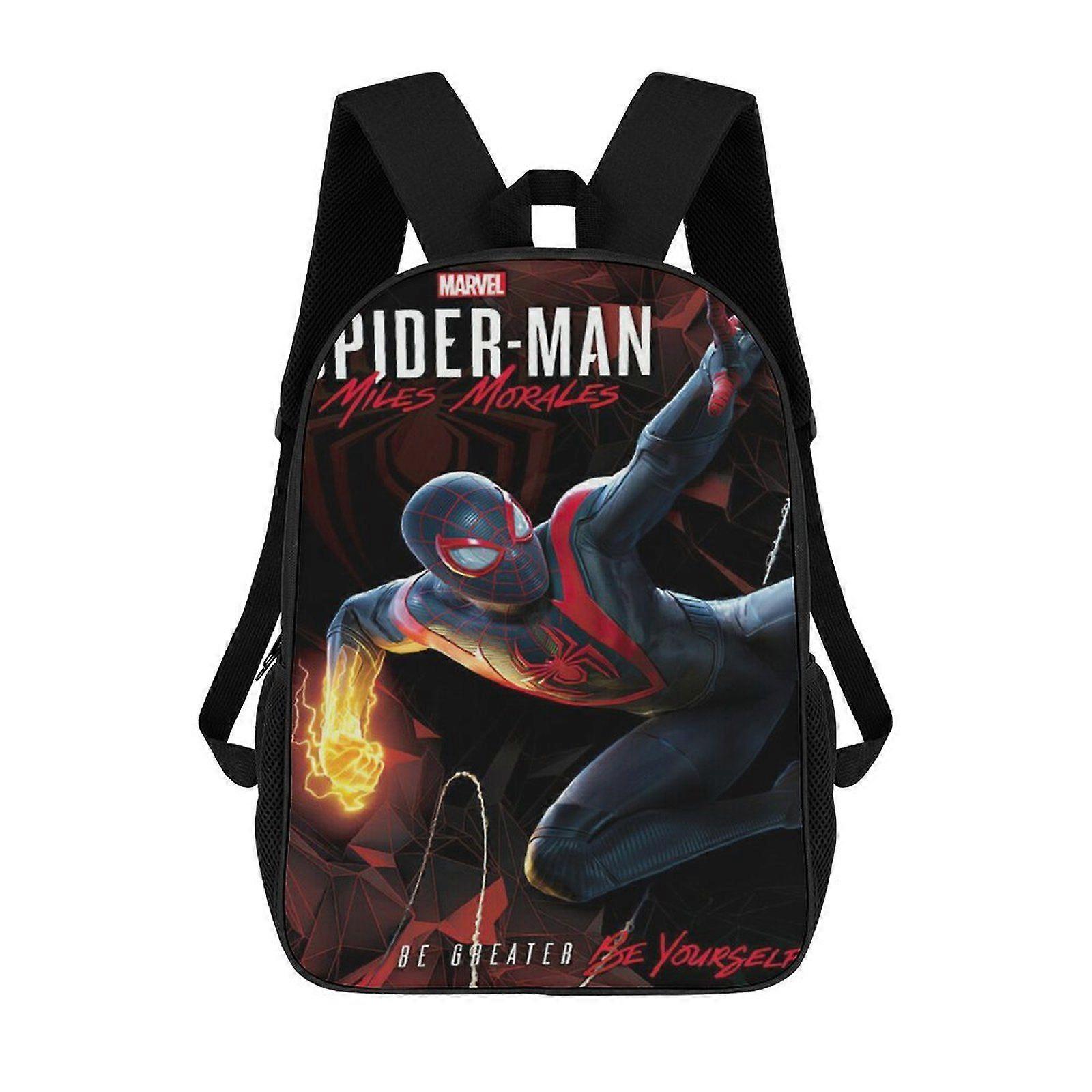 i2312 Miles Morales Backpack Shoulders DaypackBag Work Travel Classic Unisex Backpack kli2312