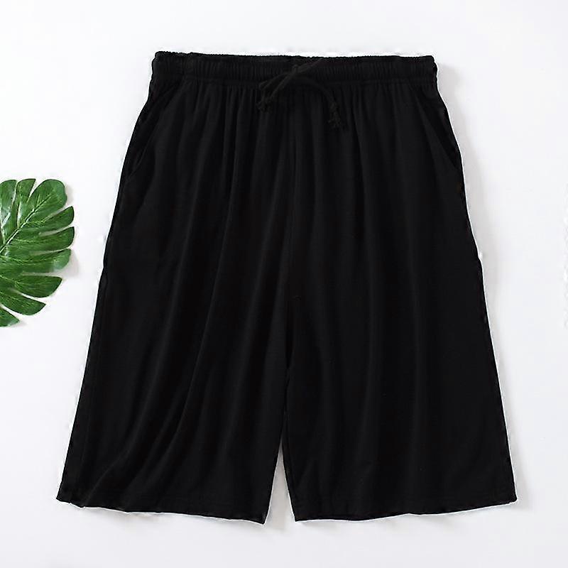 Summer Men's Loose Shorts Thin Elasticity Breathable Stretch Quick-Drying Casual Plus Size Pajama Pants Beach Shorts