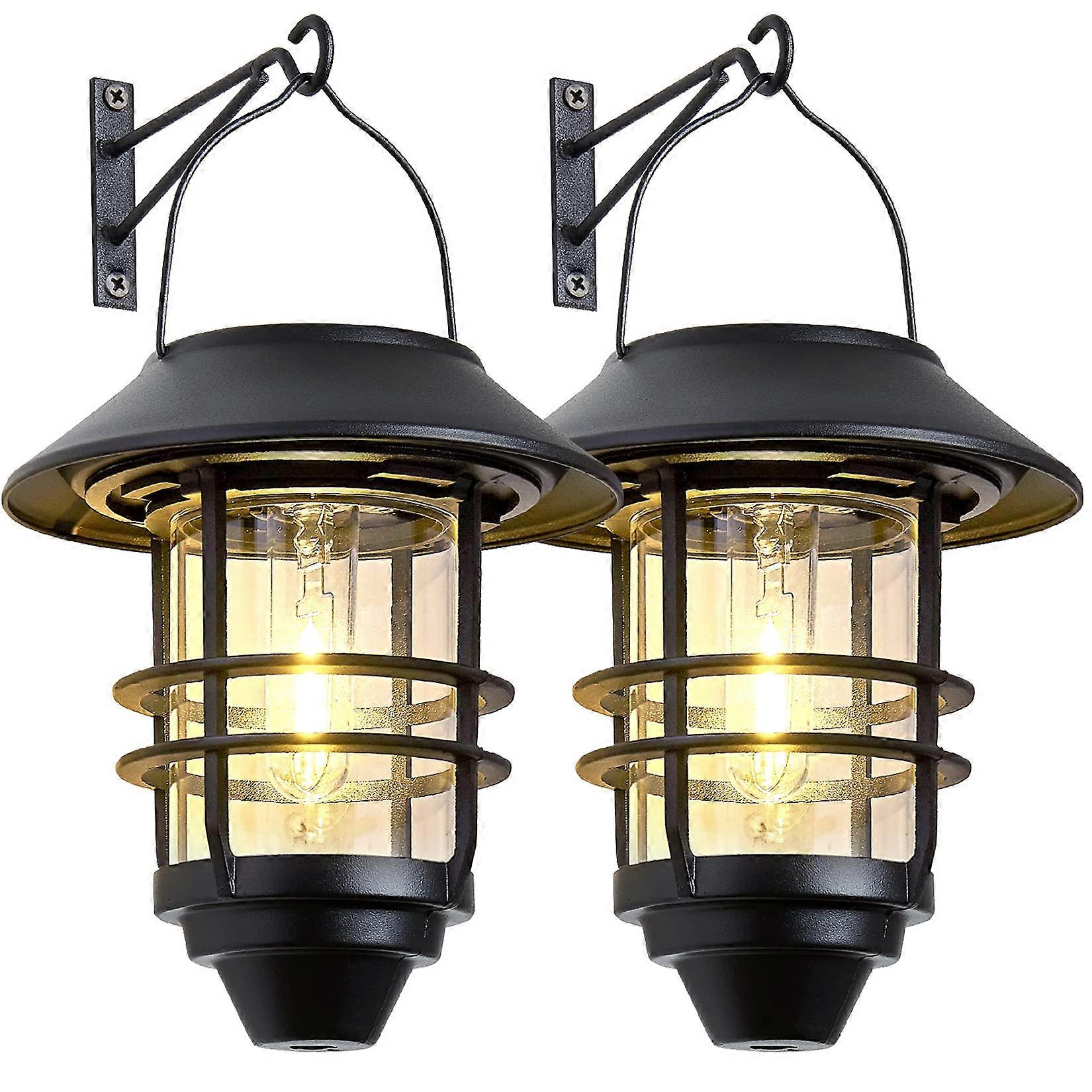 2 Pack Solar Lantern for Garden Lighting