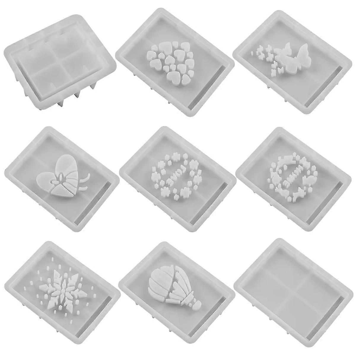 Silicone Storage Box Mould Hollow Out Storage Case Mold DIY Case Cement Mold Non Stick Gift Box Pla