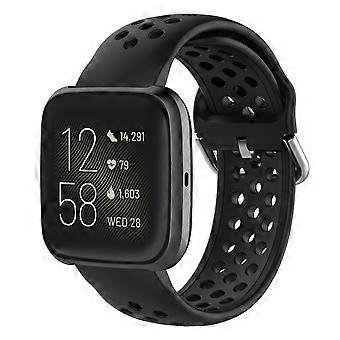 23 mm für Fitbit Blaze/Fitbit Versa 2 Universal-Sport-Silikonarmband (weiß)