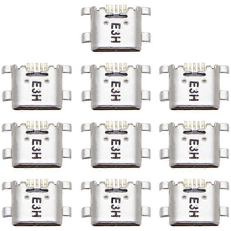 10 PCS 充電ポート コネクタ Huawei Y6 Pro (2017)