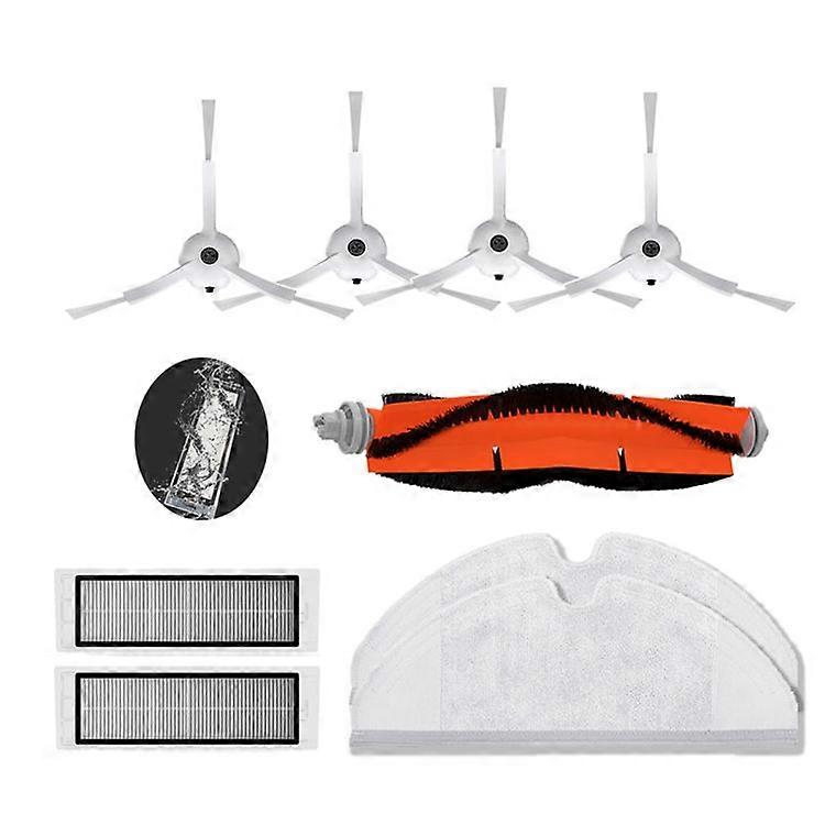 XM037 4xM004 Side Brushes+M023 Main Brush+2xM001 Filters+2xM012 2nd Generation Cleaning Cloths Kit Compatible For Xiaomi Mijia Xia