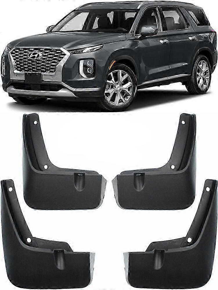 Genuine Front & Rear Splash Guards Mud Flaps For 2020-2024 Hyundai Palisade
