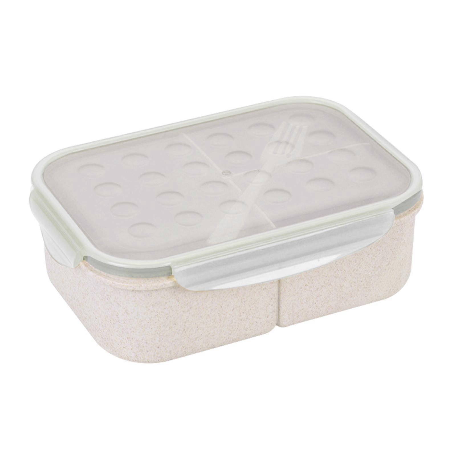 Portable Double-layer Love Lunch Box With Rice Can Be Microwave-heated Portable Lunch Box Student Bento Box CC