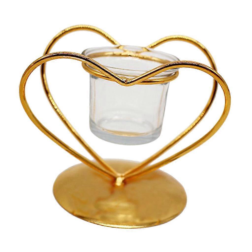 Modern Geometric Iron Tealight Candle Home Table