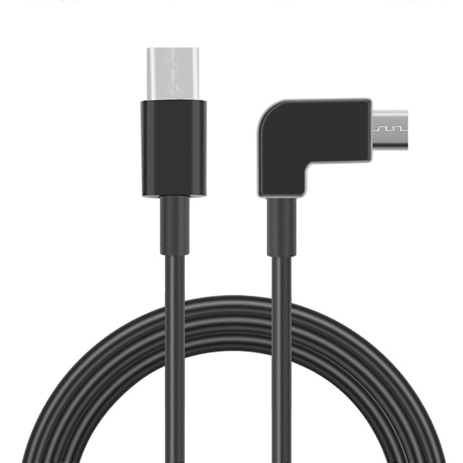 3.28ft Length USB C Angled Data Cable Conversion Adapter Cord Line for Avata 2 Flight Goggles Connection with Phones