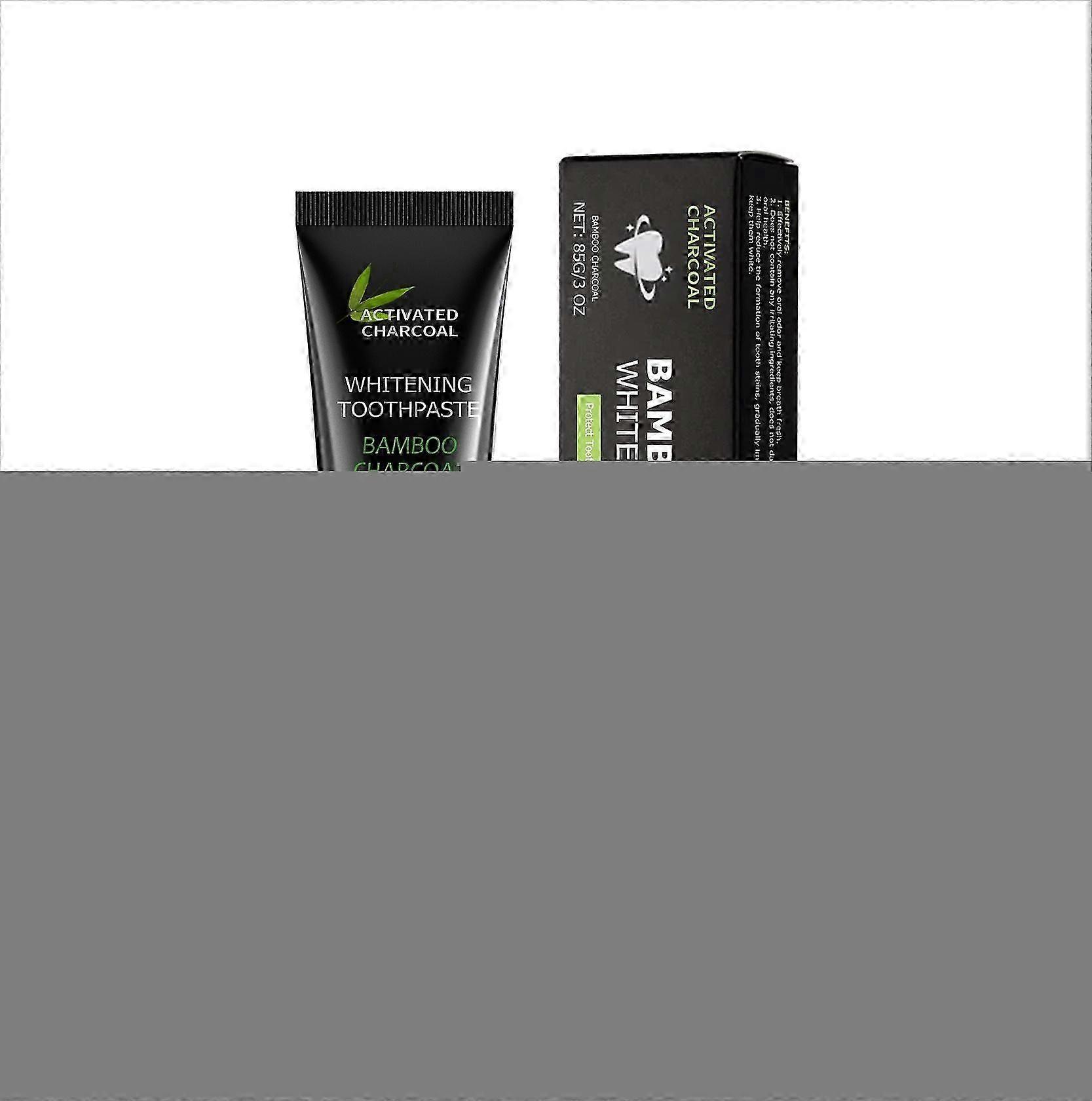 Bamboo charcoal toothpaste, effective fresh breath, tooth brightening toothpaste, improve yellow teeth, bamboo charcoal stain removal toothpaste