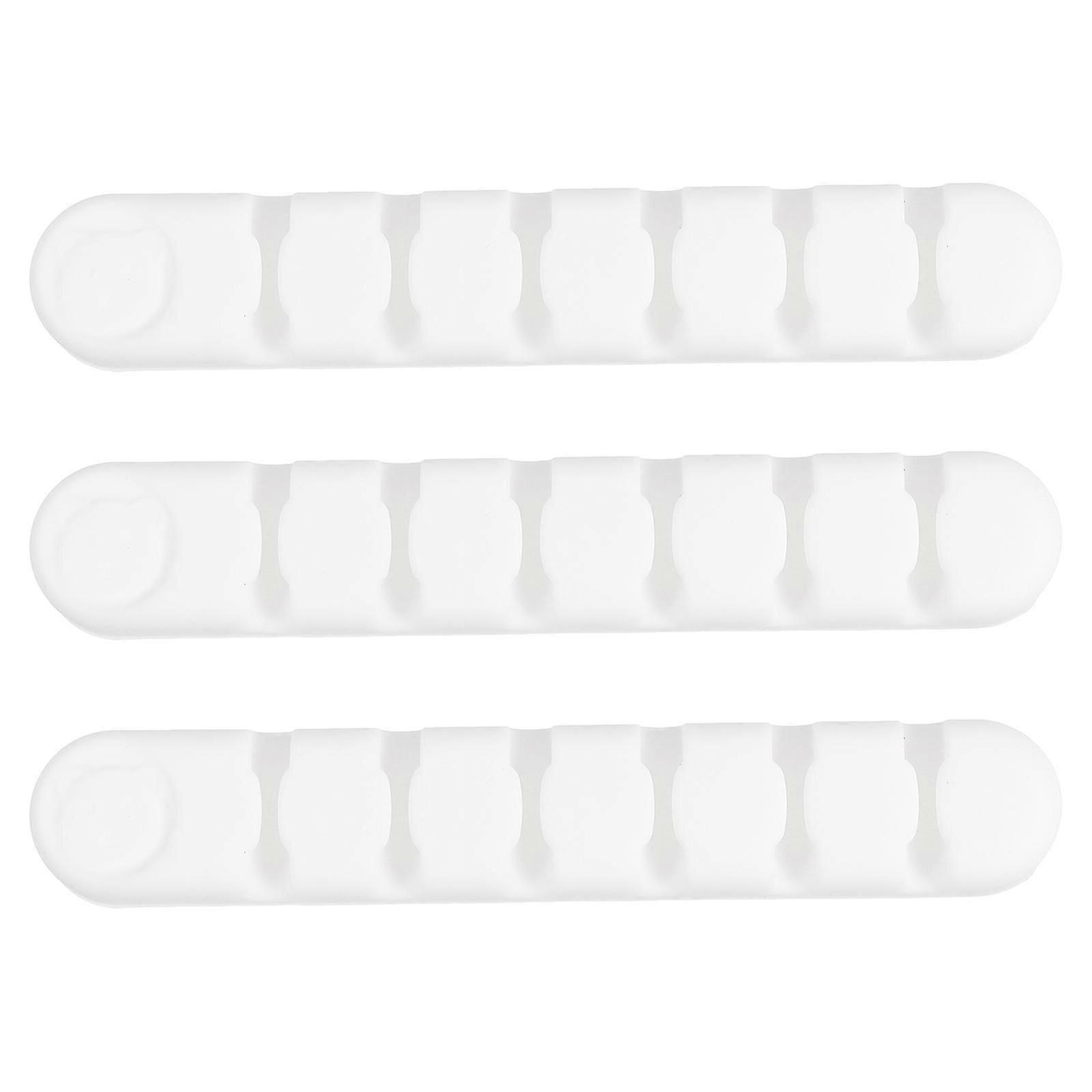 3 Pcs Adorable Cable Clips Cable Wire Wrappers Silicone Wire Fixing Clips
