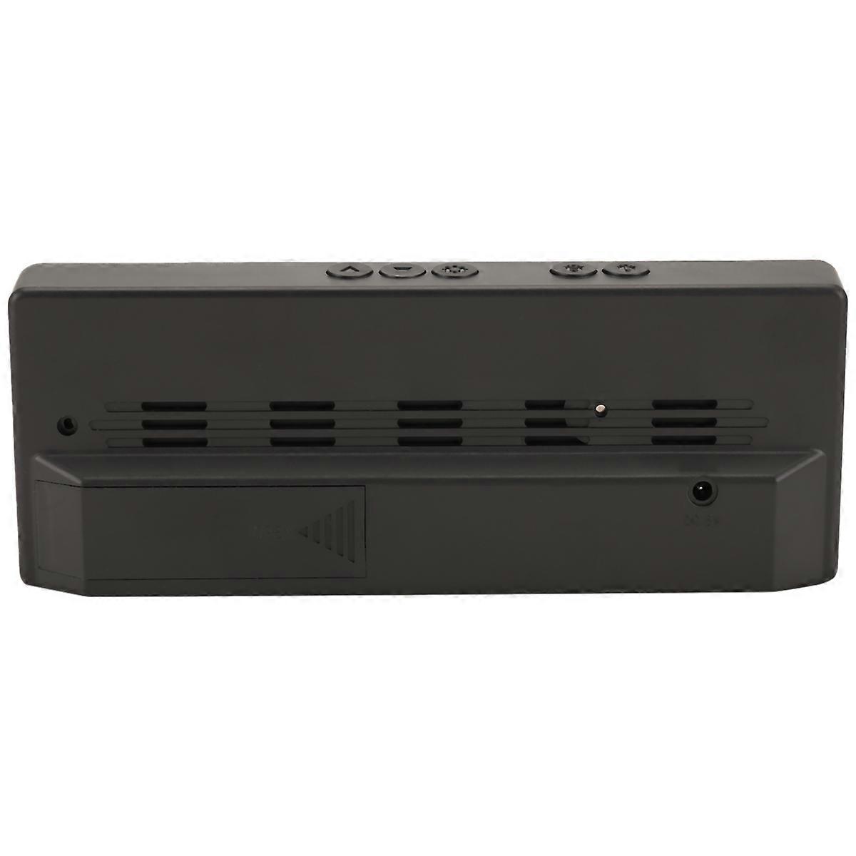 Digital Alarm Clock (Powered By Battery) or USB Powered Clock Black