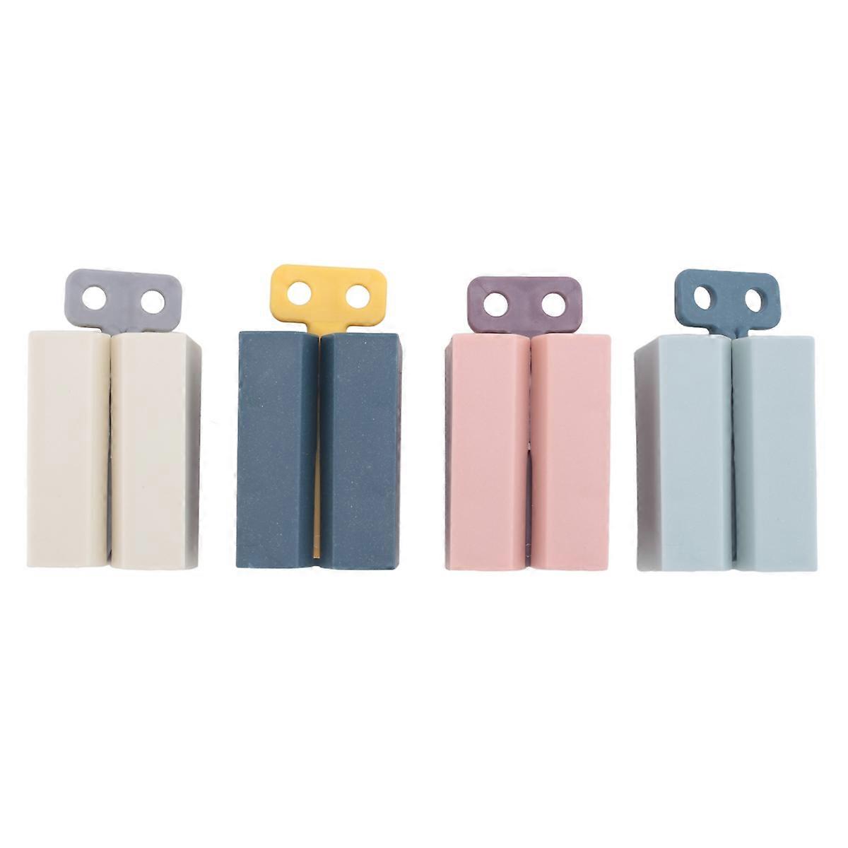 4 Pcs Toothpaste Tube Squeezer Plastic Toothpaste Holder Dispenser