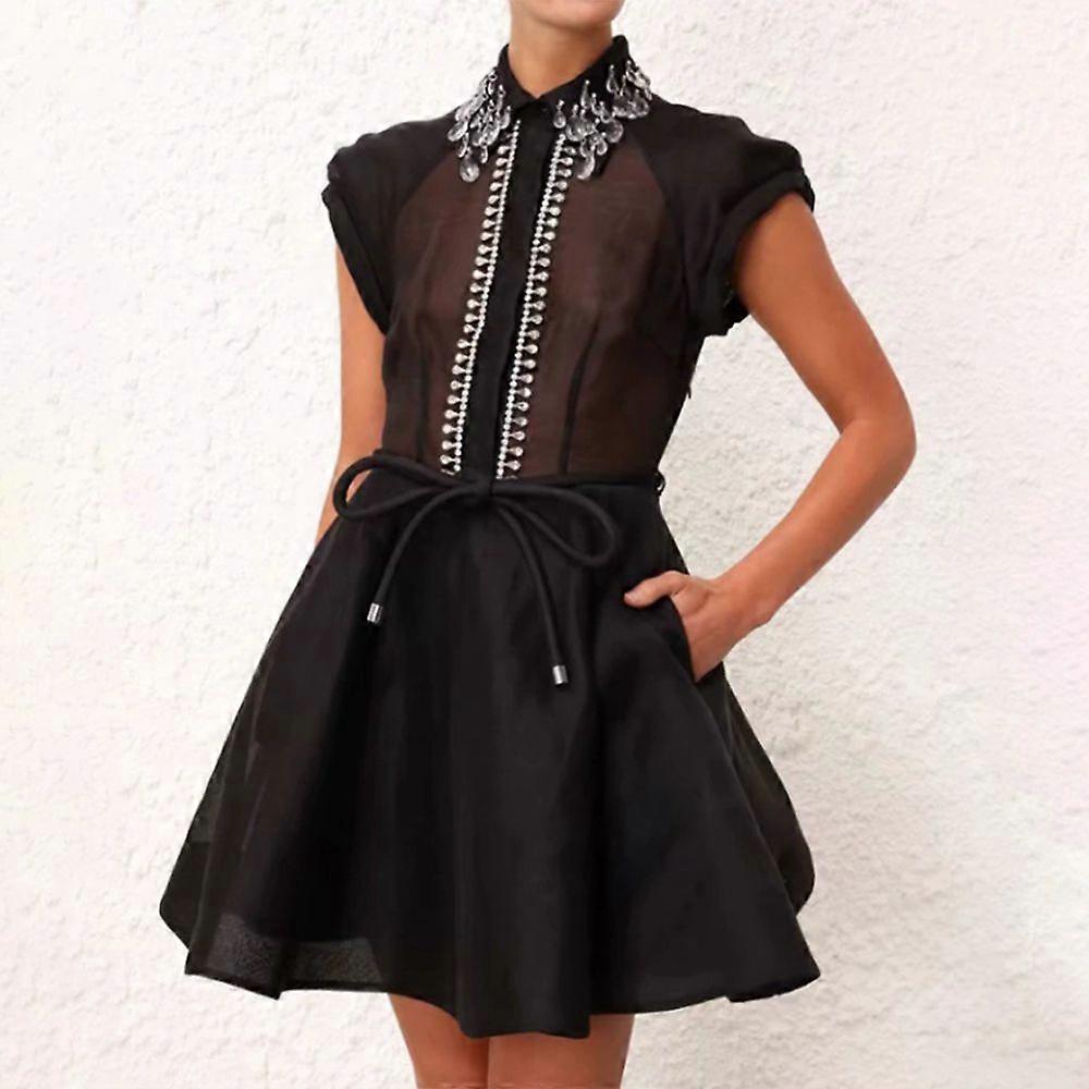Zim Style Matchmaker Flip Linen-Blend Mini Dress