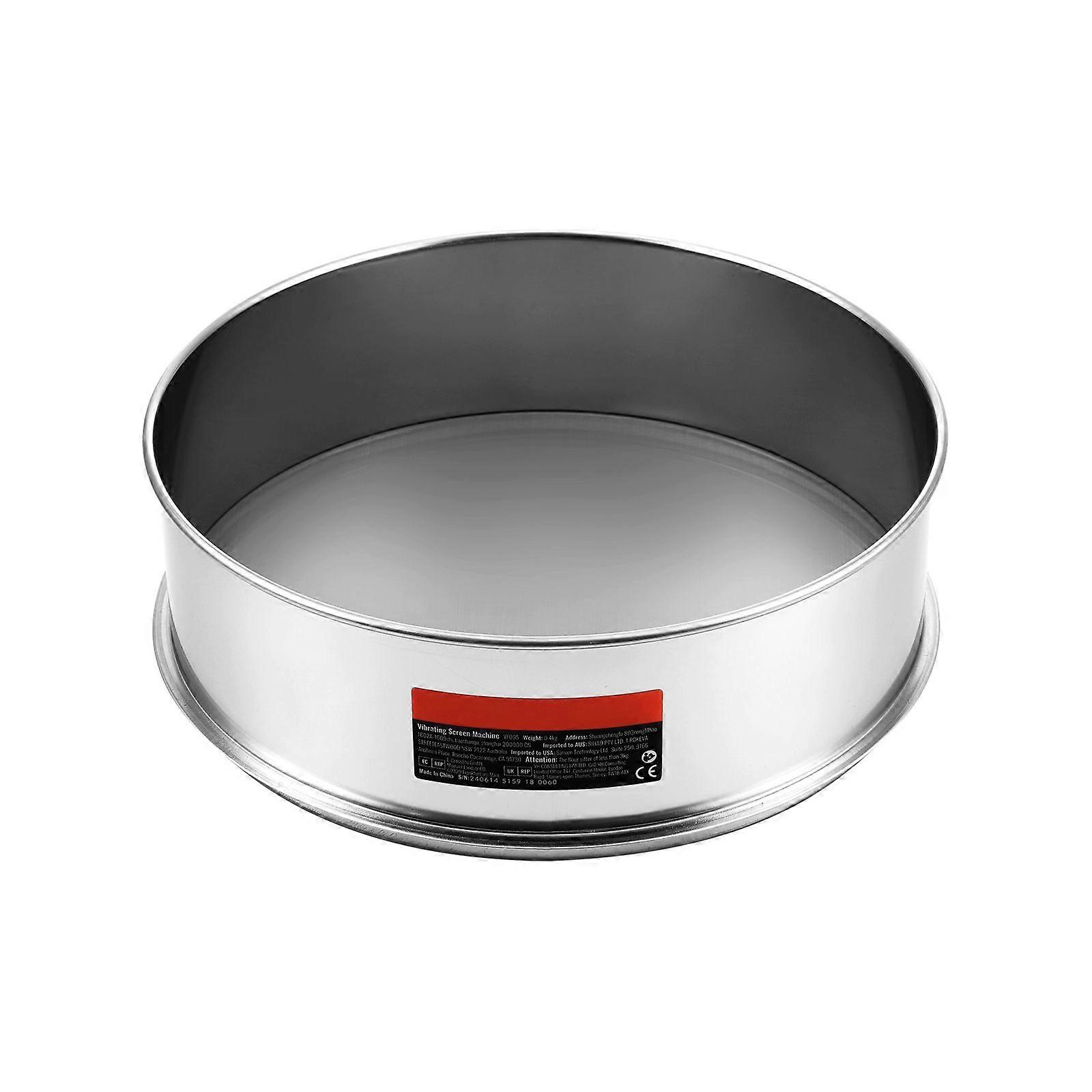 Mehlsieb feinmaschig, 80 Mesh Mehlsieb, Edelstahl 304 Feinsieb Lebensmittelqualität, Durchmesser 12,6" feinmaschige Siebe zum Backen