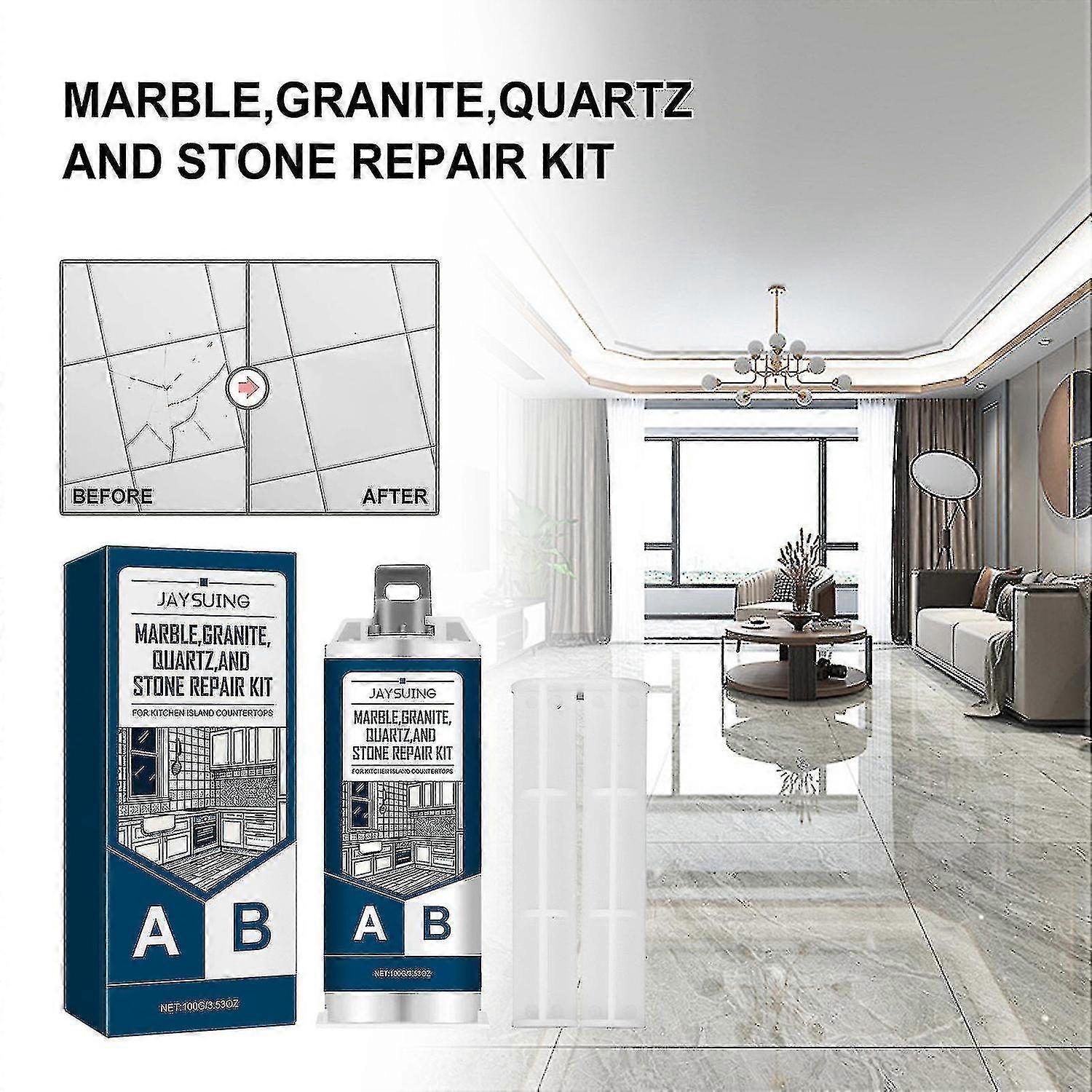 Countertop Repair Kit for Marbled Granites