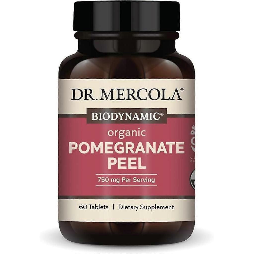 Dr. Mercola 有机生物动力石榴皮片 60 片