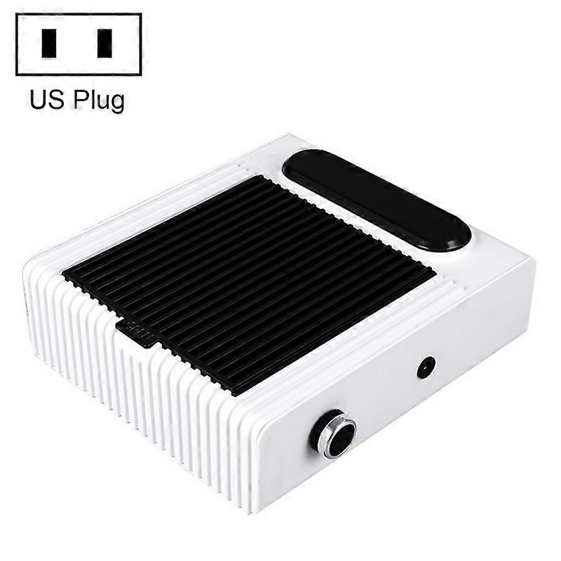 80W Adjustable Speed High Power Nail Vacuum Cleaner, Specification: US Plug (White)