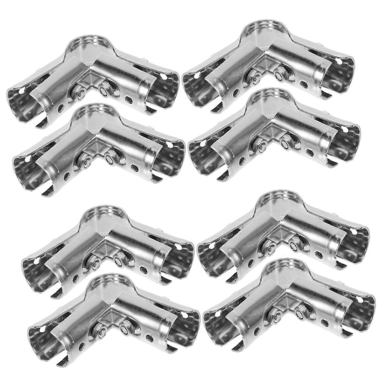 Clamp Tee Connector Set Sturdy Tube Adapter Easy To Install Corrosion Resistant Pcs