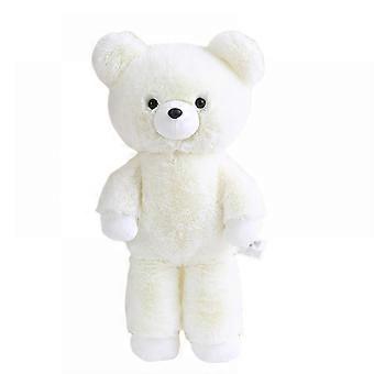 Cute White Bear Stuffed Animal, Fluffy and Adorable, High-quality PP Cotton Filling, Fine Workmanship - The Perfect Playtime Companion, Bedtime Buddy 