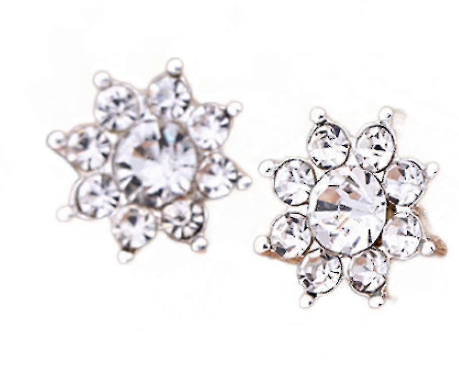 (snowflake Diamond)diamond Snowflake Stud Earrings