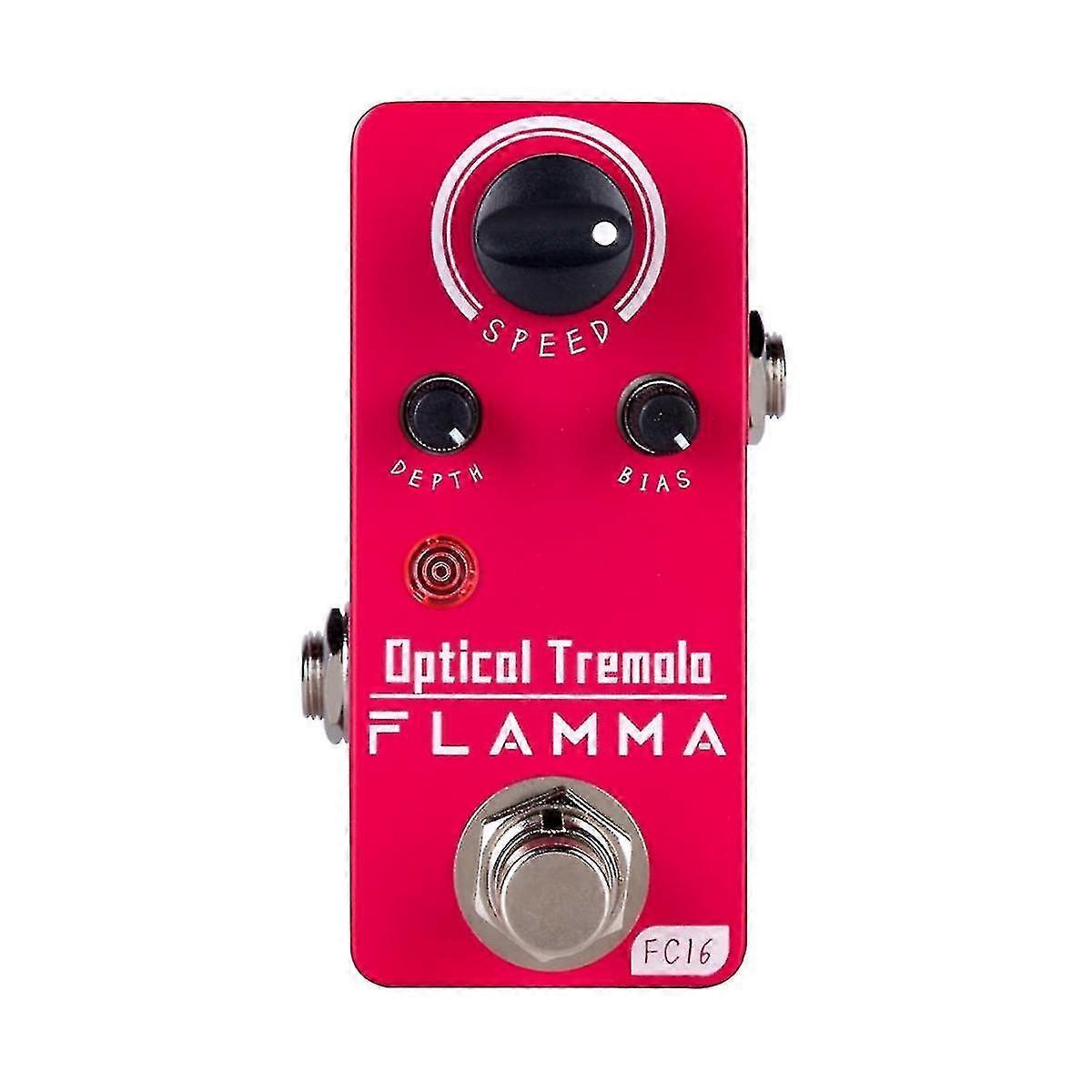 Fc16 Optisches Tremolo Gitarre Effekte Pedal Classic Optisches Tremolo Effekt Größe True Bypass Schaltung