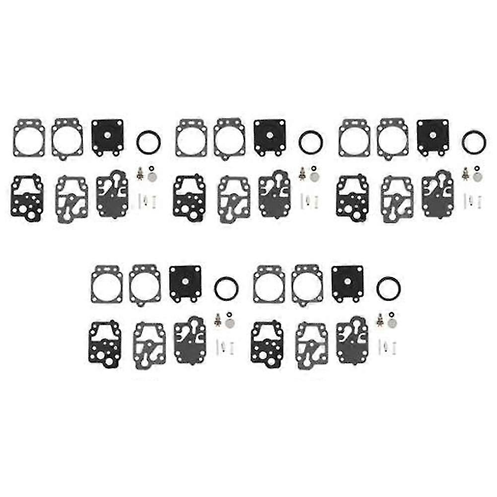 5Sets Carburetor Repair Rebuild Gasket Needle Kit for K20-WYJ Toro Trimmer