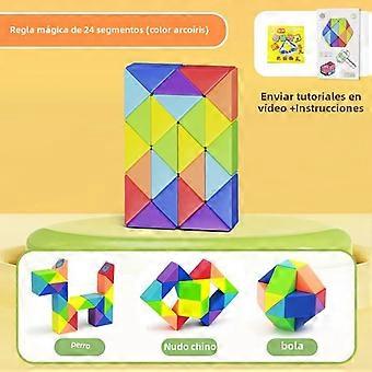 3D Puzzle Antistress Spielzeug für Kinder Transformable Cube Educational Magic Snake Speed Cubes Spielzeug für Kinder