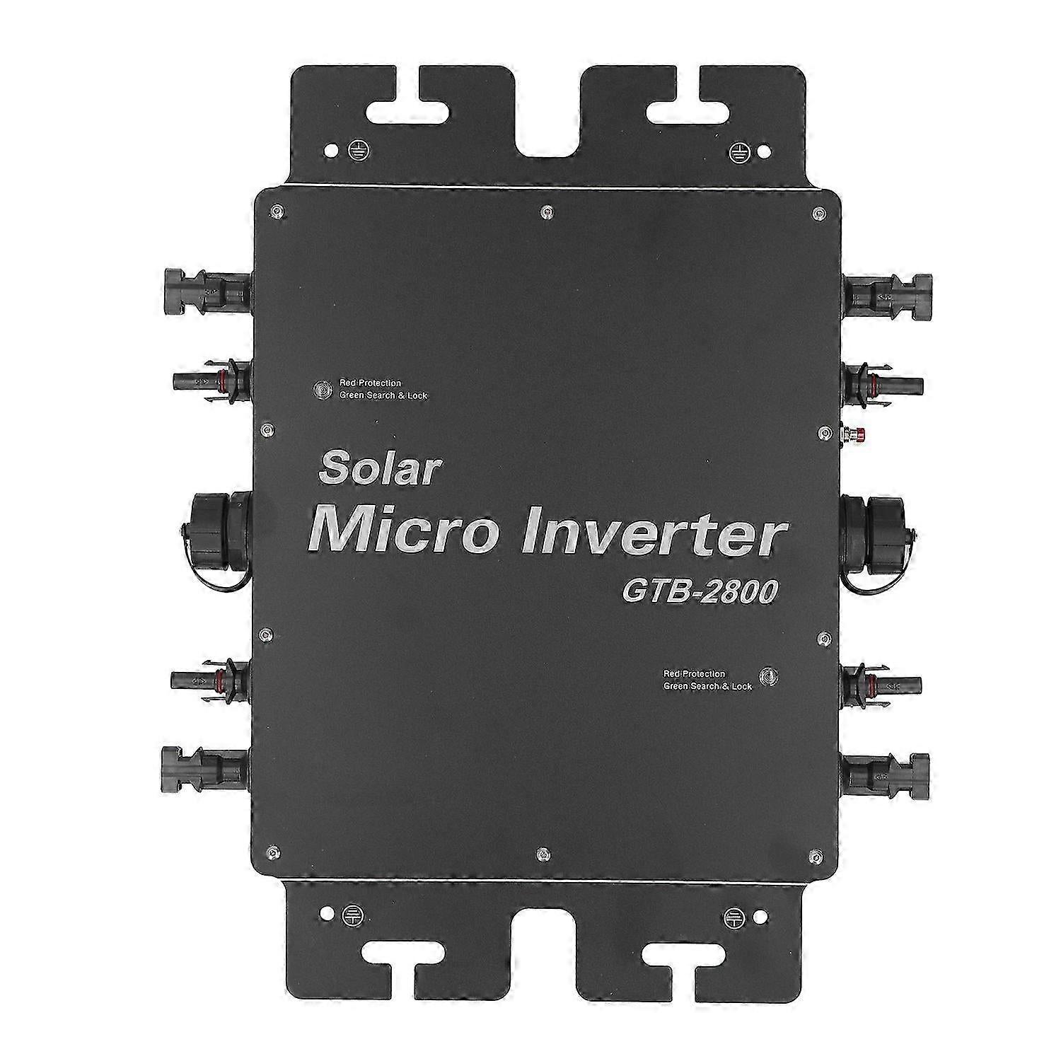 2800W Solar Grid Tie Inverter Mppt Power Micro Inverter With Wifi Control Ip65 Waterproof