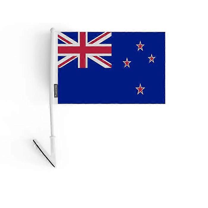 Adhesive Flag – New Zealand – 14 x 21 cm – Soft Polyester – Easy to Stick – 5 pieces