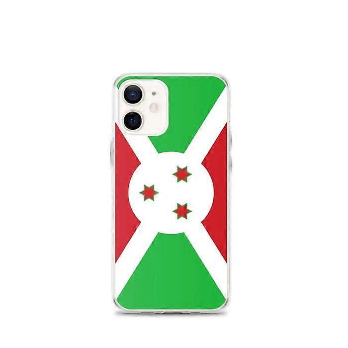 iPhone Case - Burundi Flag - iPhone 12 mini - Flexible - Multicolored - Vertical