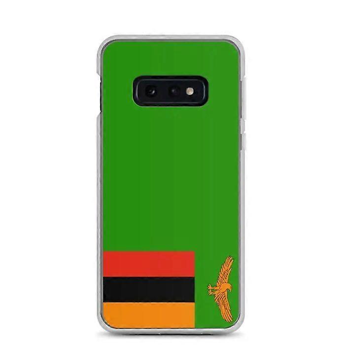 Phone Case - Samsung - Galaxy S10e - Zambia Flag - Flexible - Multi-color