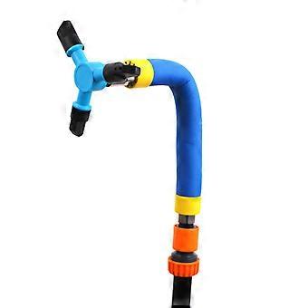 Trampoline Rotating Sprinkler for Kids Outdoor Water Sprinkler Accessories for Garden Children Water Entertainment Tool  Green