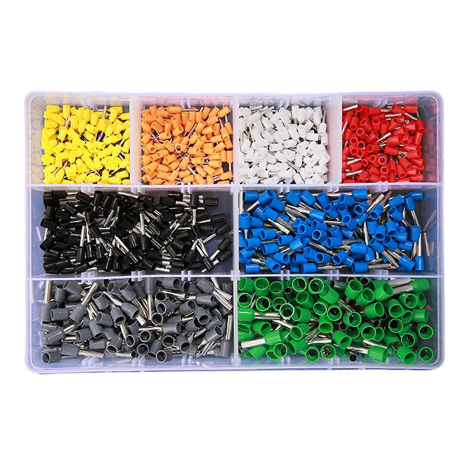 Comprehensive Electrical crimps Connector set Insulated Twin Wire End Ferrules in Assorted Size Multifunction Cable Terminals