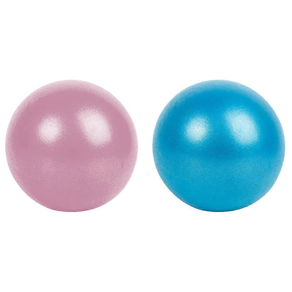 2 Pack Pilates Yoga Core Training Exercise Ball With Inflatable Straw Pilates Yoga Core Training