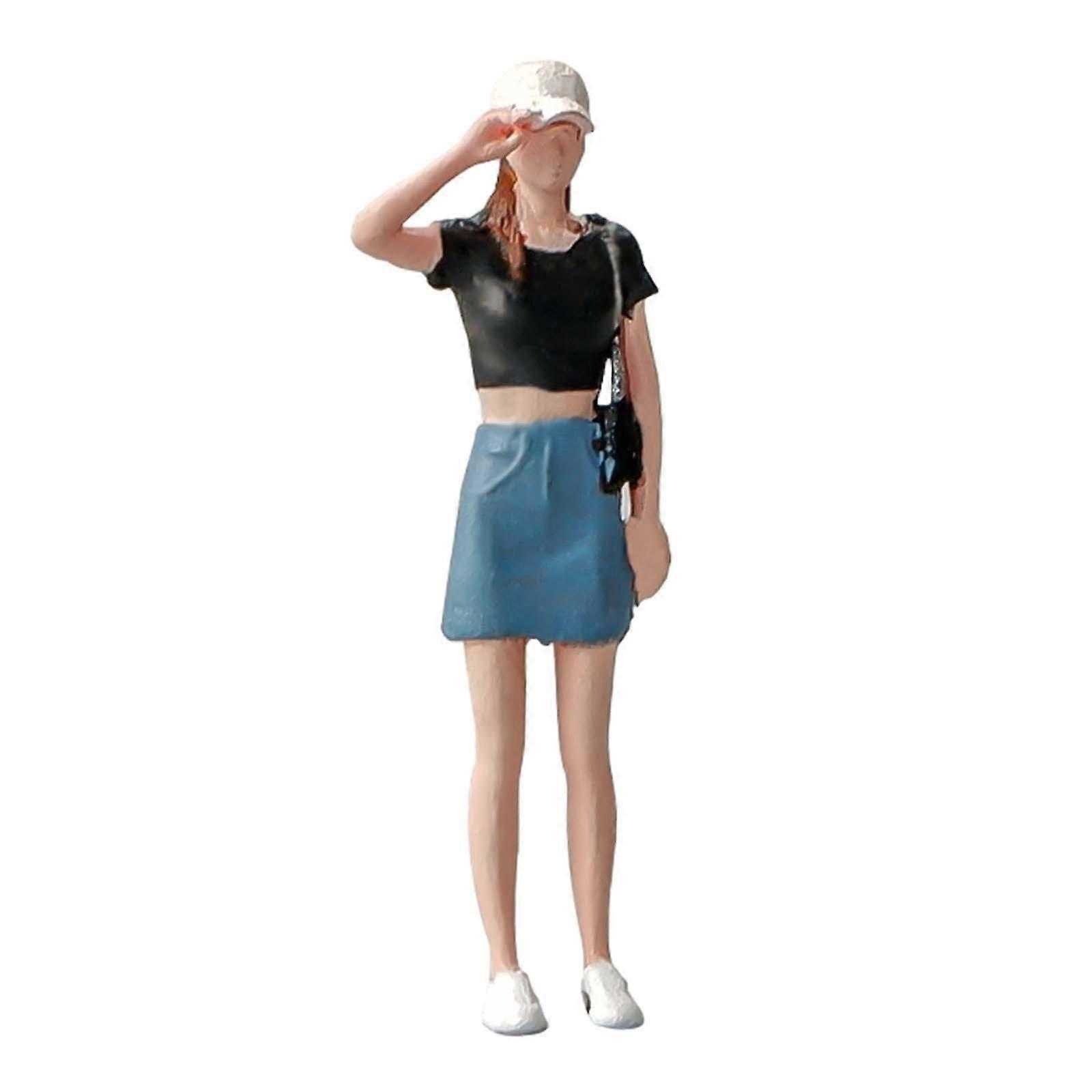 1:64 Scale Figure Character Handpainted for Building Kits Photography Layout