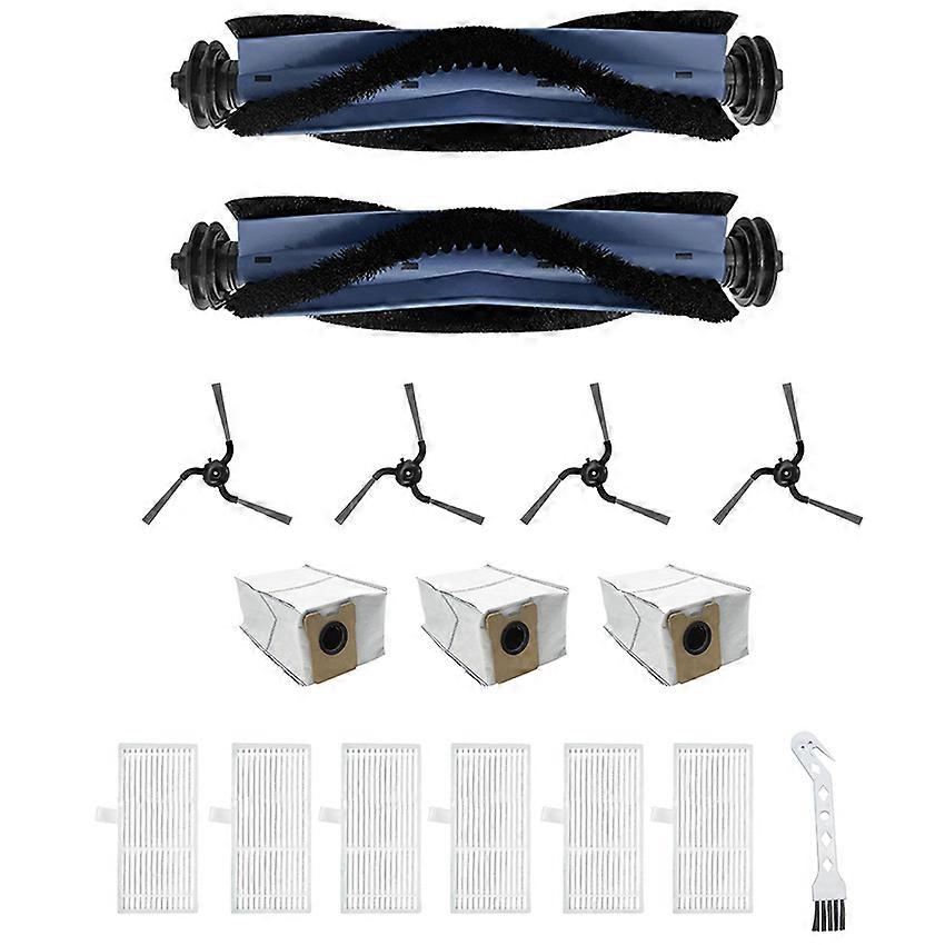 Sweeping Robot Main Brush Roller Brush Filter Side Brush Non-woven Activated Carbon Dust Bag Accessories for Eufy C10