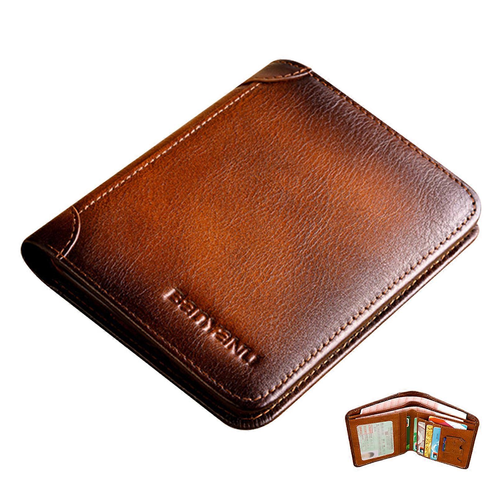 RFIDs Blocking Wallet for Men Multiple Card Slots Cash Holder for Outgoing Shopping