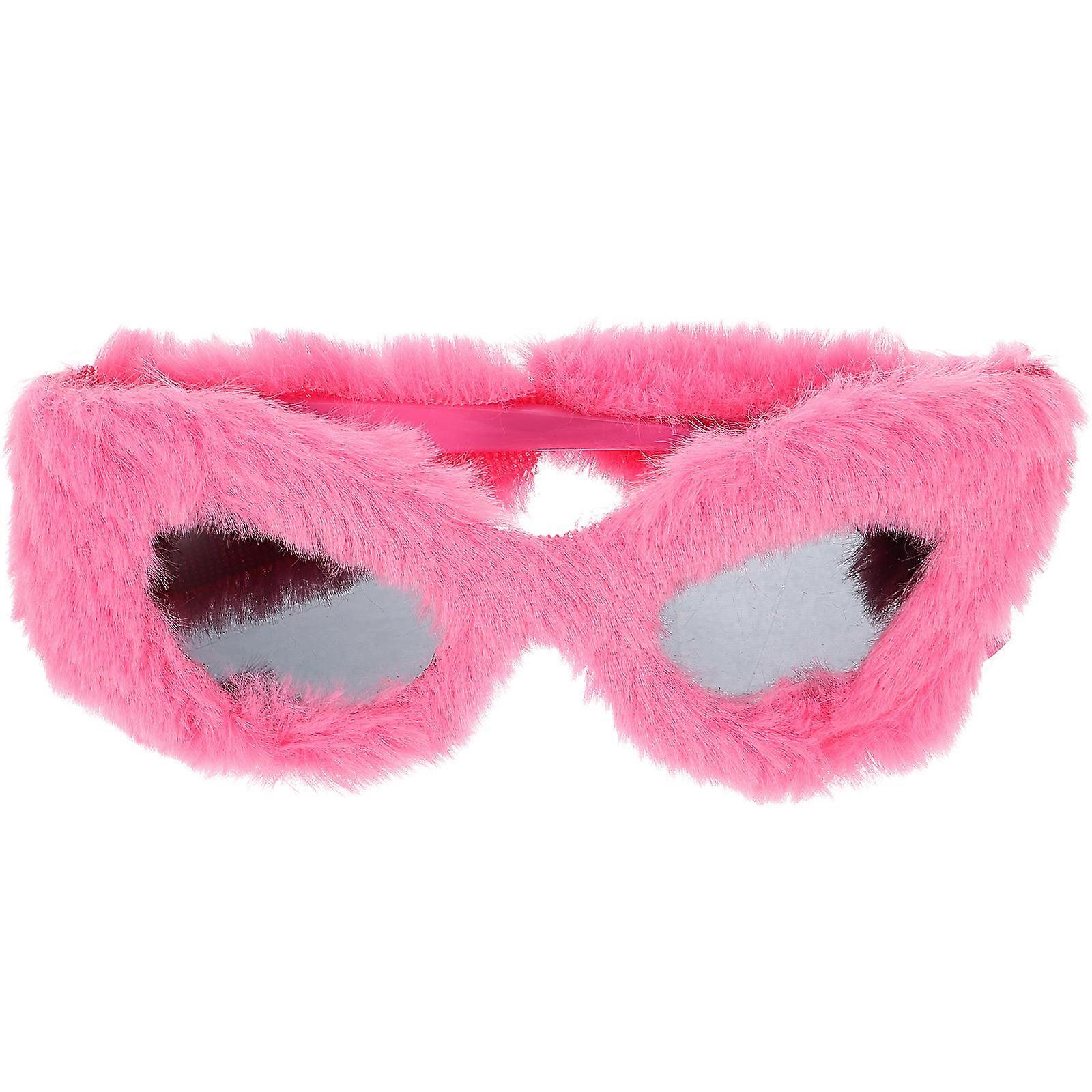 Furry Cat Eye Sunglasses for Women – Durable, Fashionable Eyewear for Beach Parties, Festivals, and Special Occasions