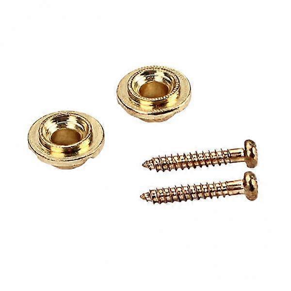 6x2 Pieces Round String Tree String Retainer for Electric Guitar