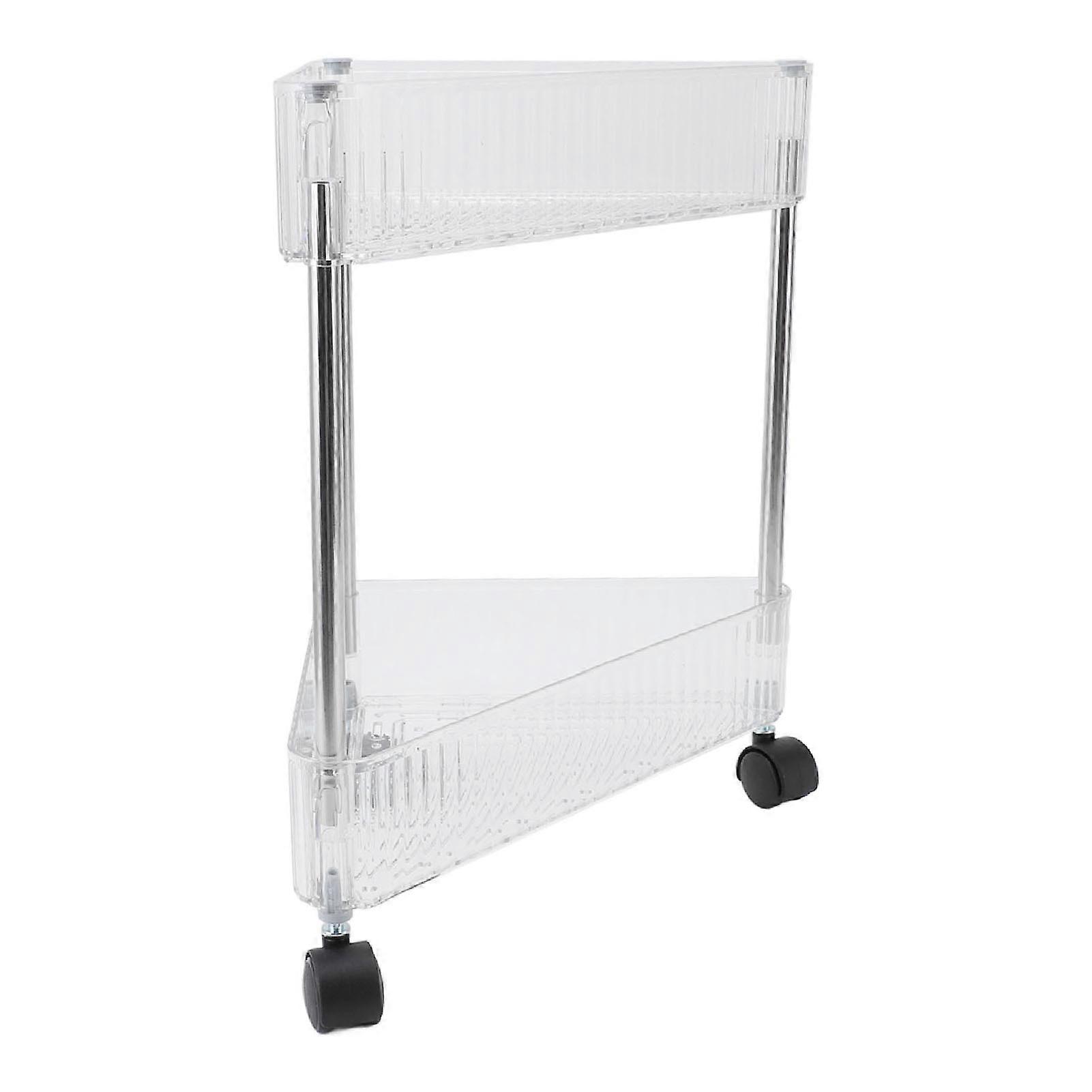 Bathroom Storage Shelf Multipurpose Modern Simple Style Multi Layers Large Capacity Corner Shelf Stand for Home 35.5x27x36cm / 14.0x10.6x14.2in 