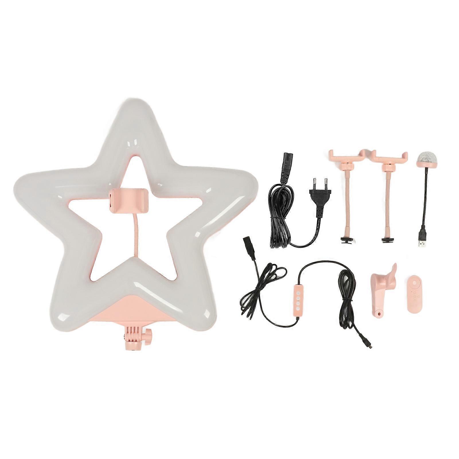 Star Shaped LED Fill Light: Adjustable Color Temp Studio Light for Photography & Video