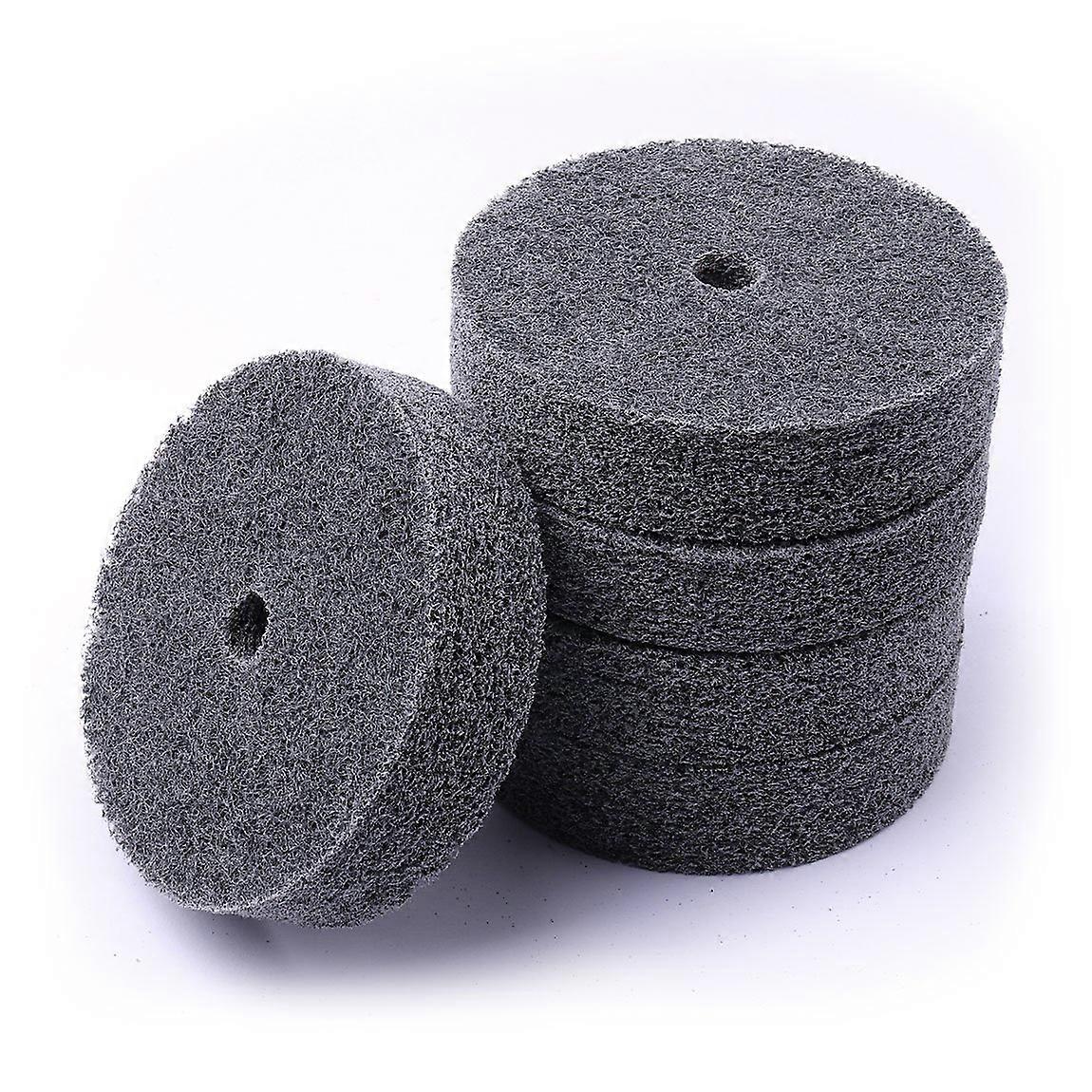 Pack of 5 Polishing Disc, 75 mm, 20 mm Thick, 11 mm Hole, for Bench Buffer/Grinder