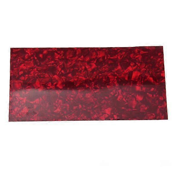 7X Red Tortoise Shell Celluloid Guitar Head Veneer Shell Sheet