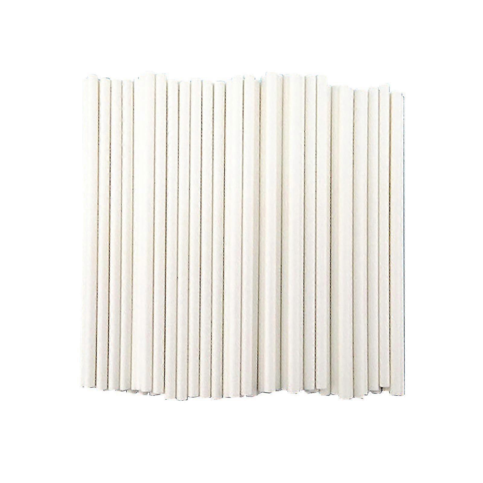 Eco-Friendly Solid Paper Lollipop Sticks for Chocolate Candy 50 Pcs