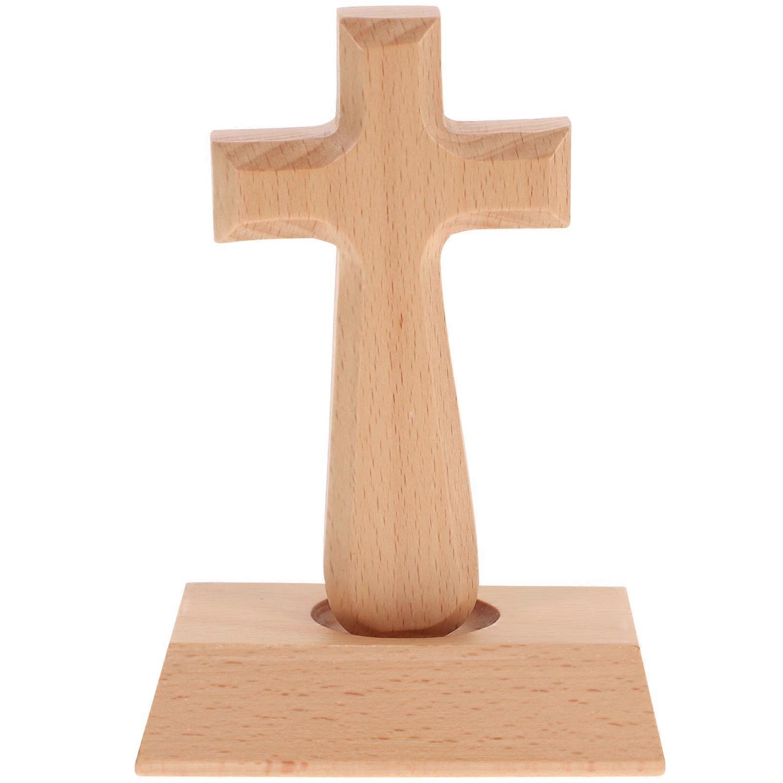 Classic Wooden Cross Ornaments Bringing Warmth to Living Spaces